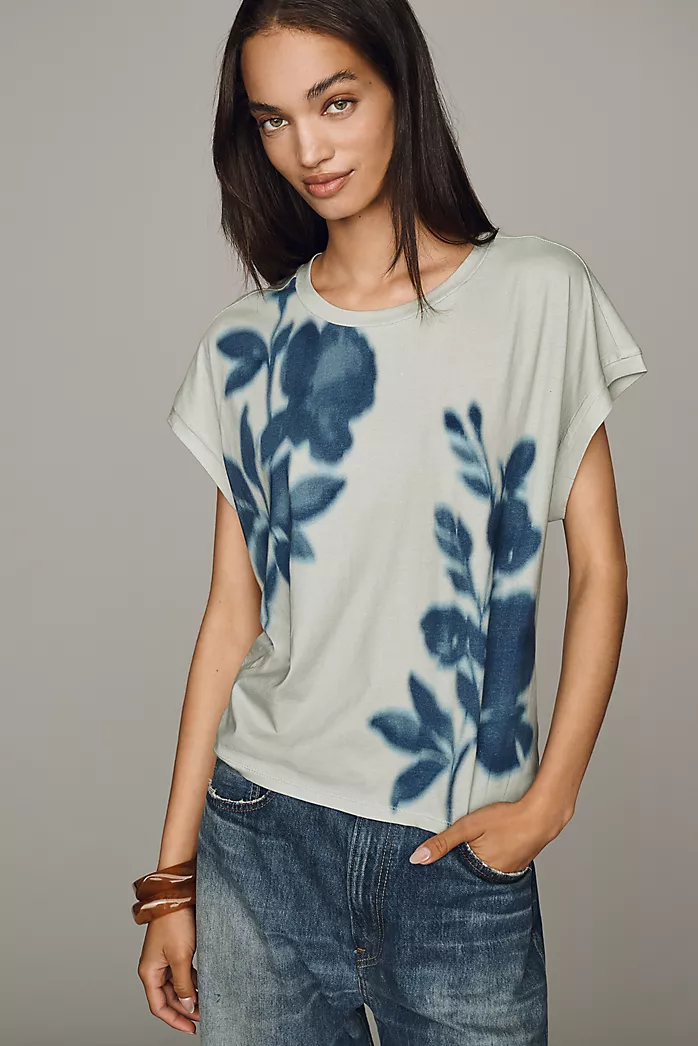 By Anthropologie Cotton Muscle Tee
