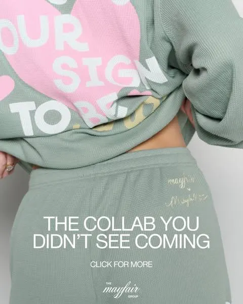 Model wearing apparel